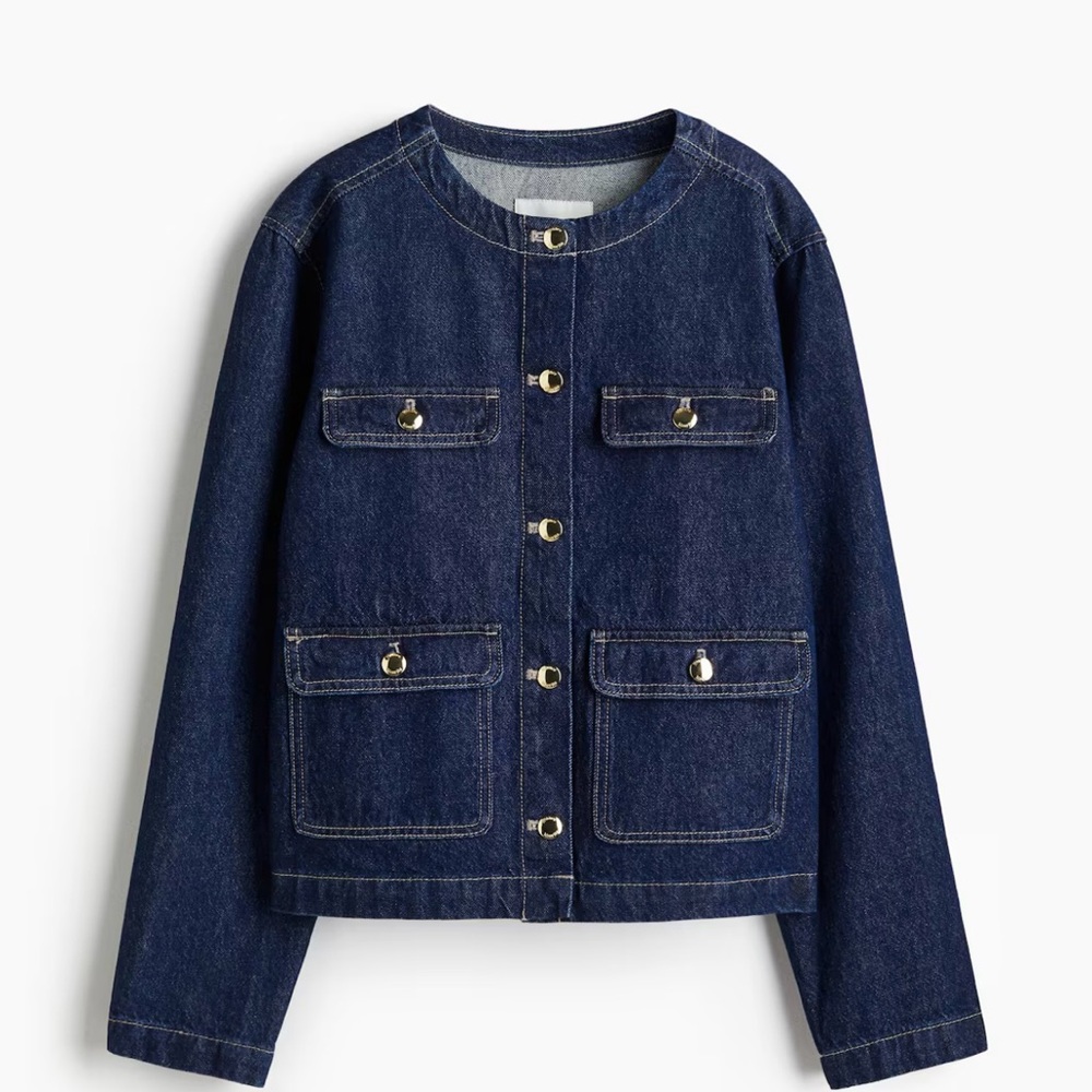 H&M Dark Blue Jean Jacket